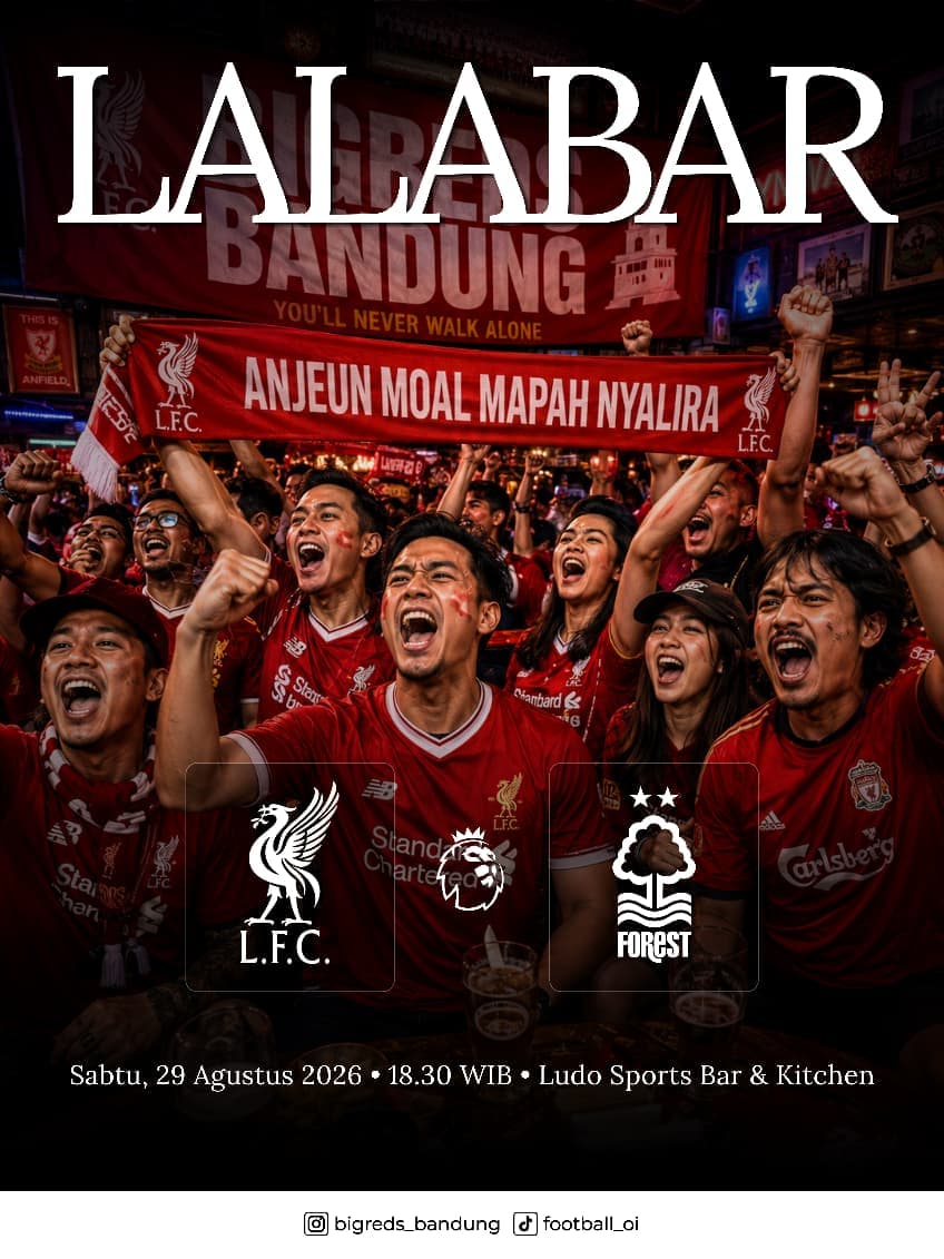 LIVERPOOL VS NOTTINGHAM FOREST poster