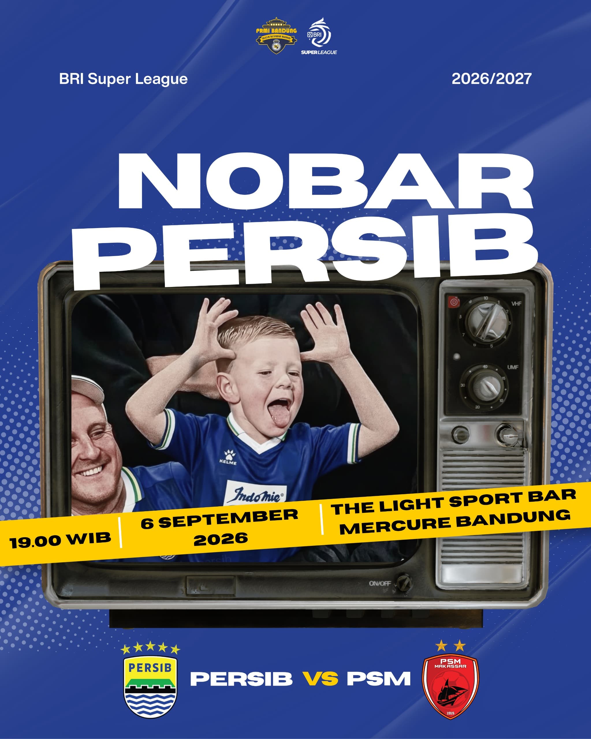 NONBAR PERSIB GW 1 ( PERSIB VS PSM ) poster