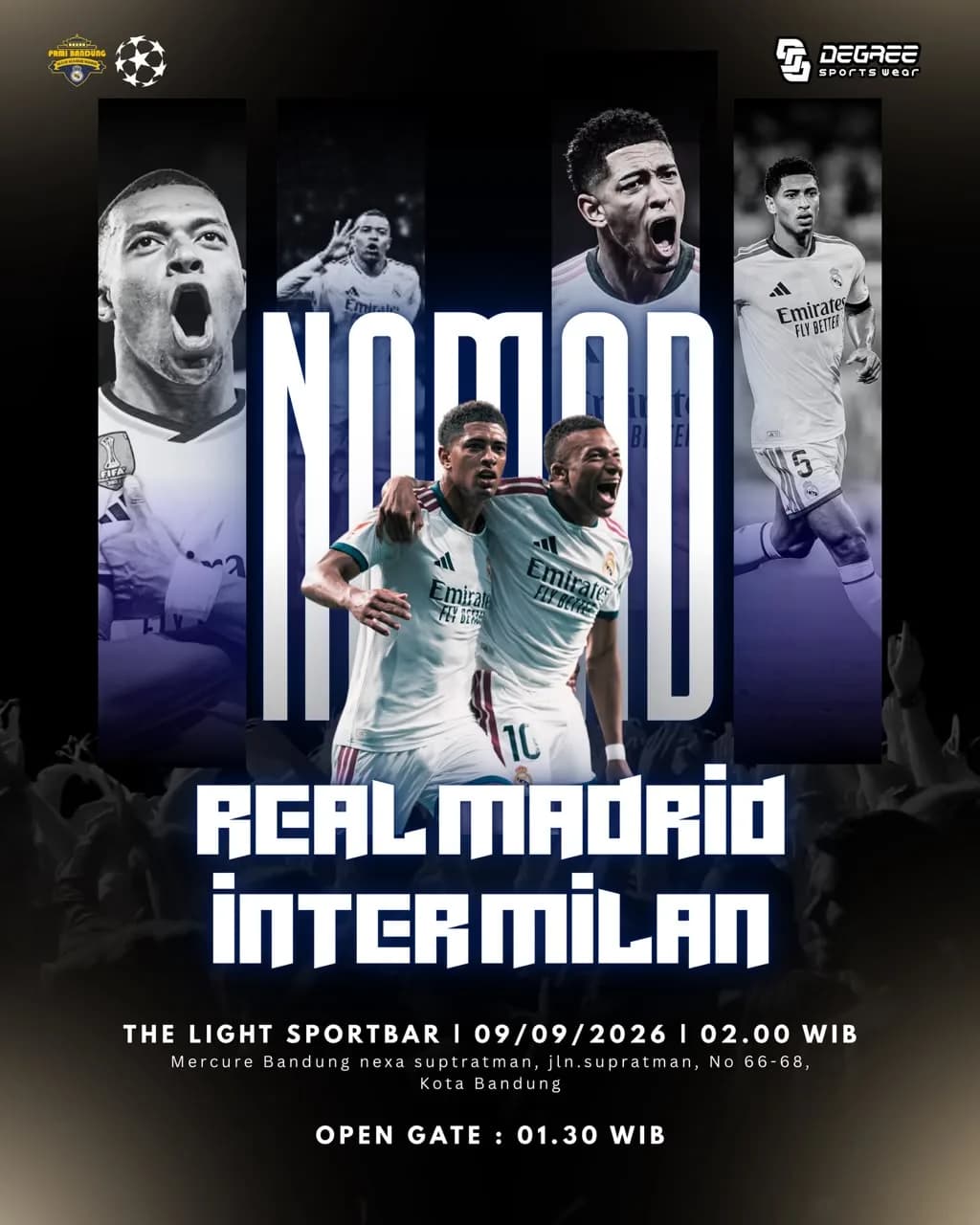 NOMAD UCL GW 1 ( REAL MADRID VS INTER MILAN ) poster