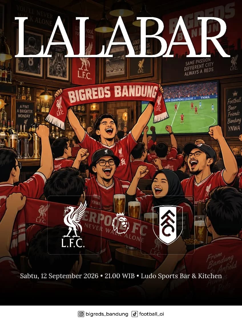 LIVERPOOL VS FULHAM poster