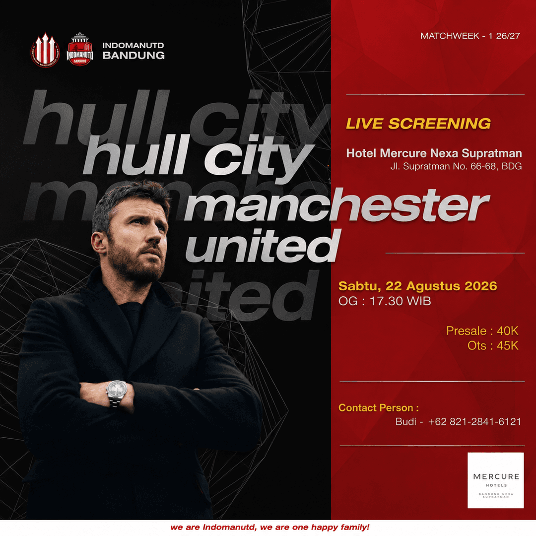 Nobar IndoManUtd Bandung poster